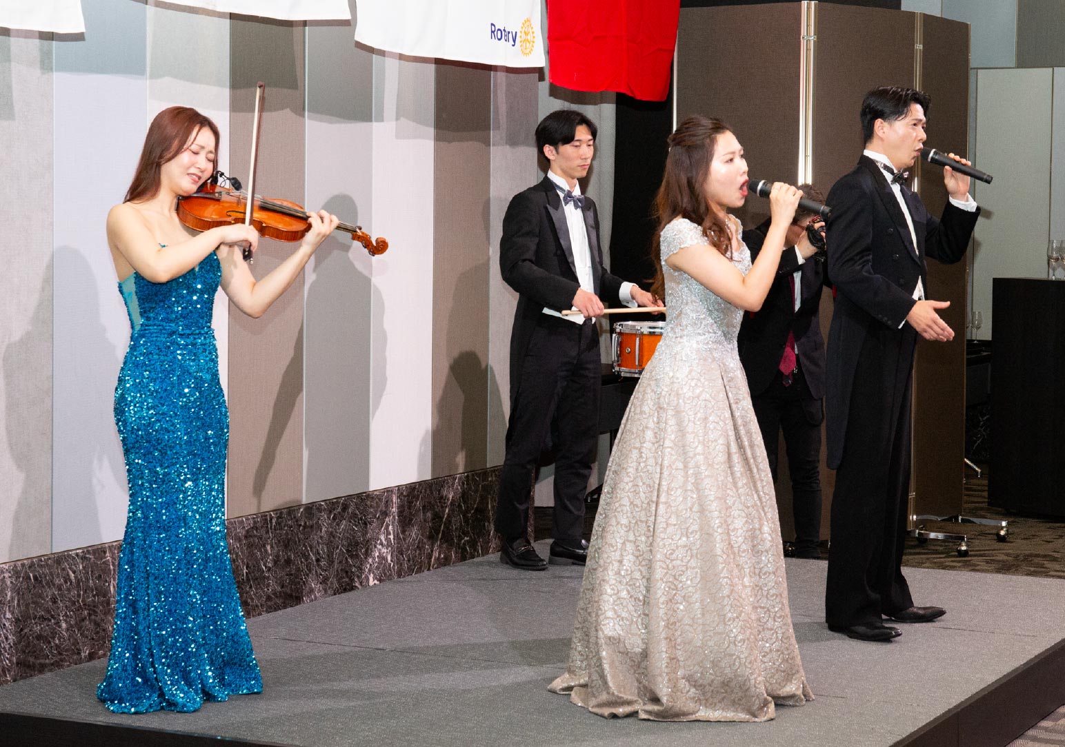 小規模パーティープランの様子