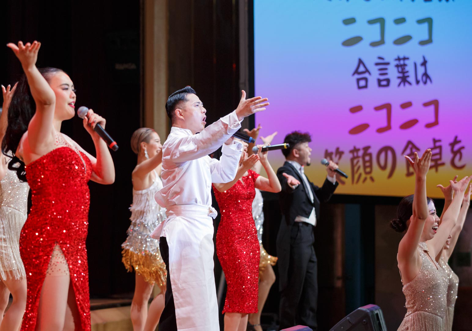 中規模パーティープランの様子