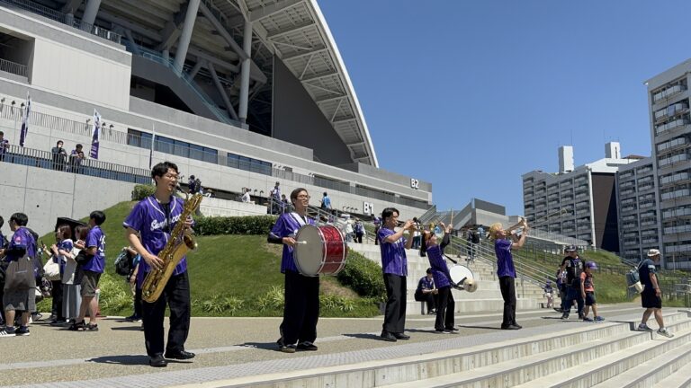 エディオンピースウイング広島にてブラスバンド演奏を行いました