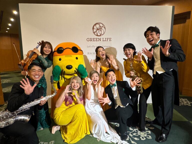 ホテルオークラ福岡にて企業様周年記念パーティーでのパフォーマンスを実施しました